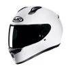 New ???? Plastic Hjc C10 Helmet White ???? -HJC Shop hjc c10 bianco