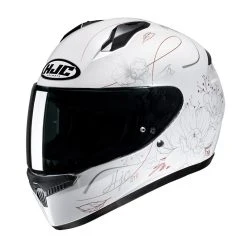Cheap ???? Plastic Hjc C10 Epik Helmet White Pink ????