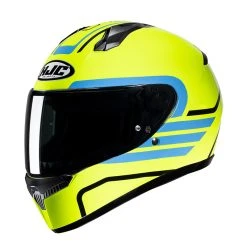 Flash Sale ???? Plastic Hjc C10 Lito Helmet Yellow Blue ❤️