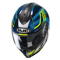 Budget ???? Plastic Hjc C70 Lantic Helmet Blue Yellow ❤️ -HJC Shop hjc c70 lantic blugiallo 3