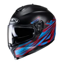 Cheap ???? Plastic Hjc C70 Pentas Helmet Blue Red ????