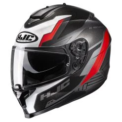 Discount ???? Plastic Hjc C70 Silon Helmet Black Red ????