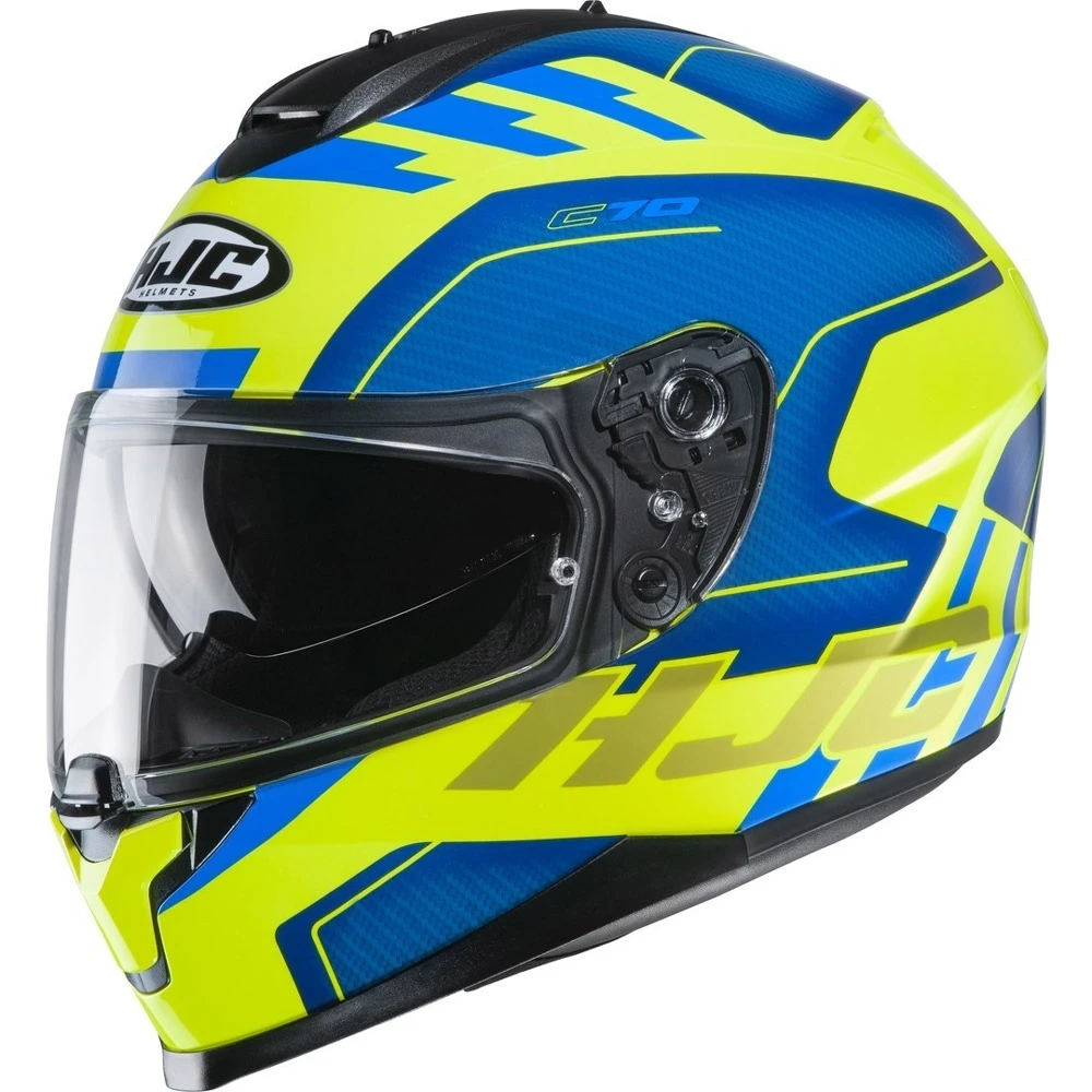 Deals ???? Plastic Hjc C70 Koro Helmet Blue Yellow ???? 3 Deals ???? Plastic Hjc C70 Koro Helmet Blue Yellow ????