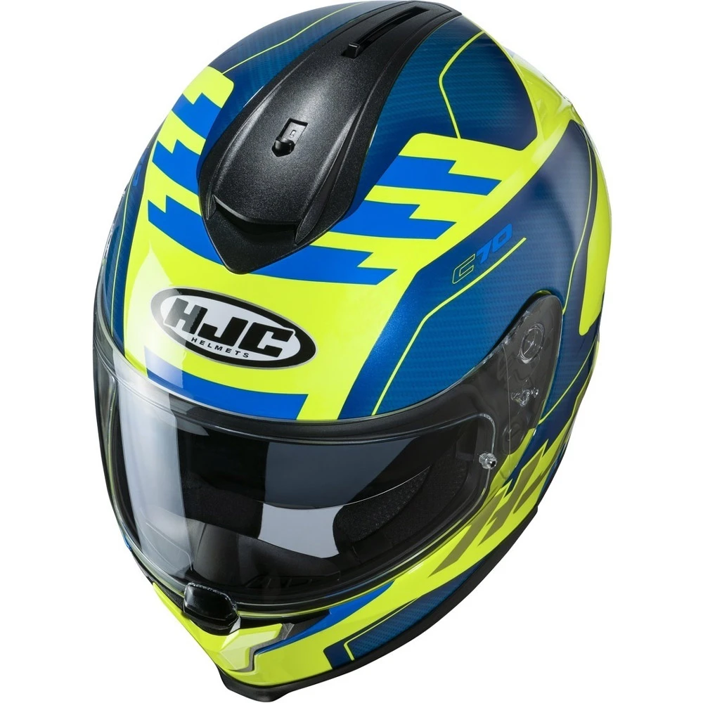 Deals ???? Plastic Hjc C70 Koro Helmet Blue Yellow ???? 5 Deals ???? Plastic Hjc C70 Koro Helmet Blue Yellow ???? - Image 3