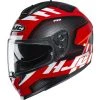 Brand new ✔️ Plastic Hjc C70 Koro Helmet Black Red ????