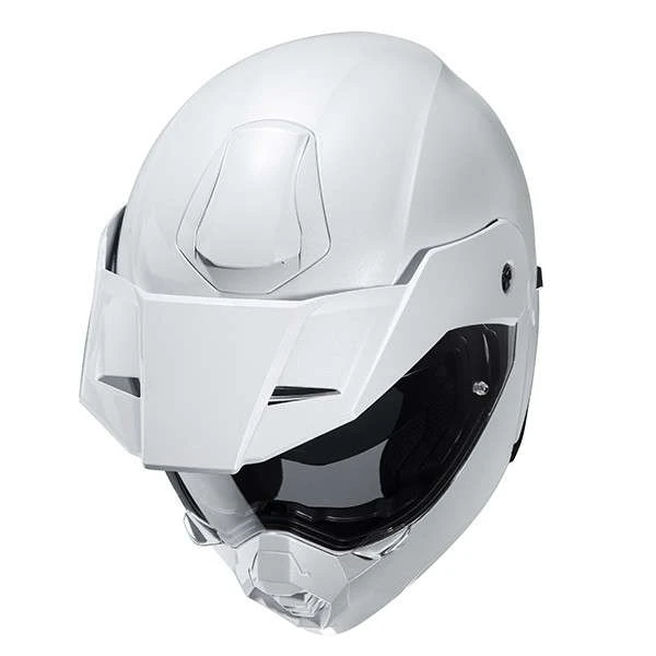Flash Sale ⭐ Plastic Hjc C80 Modular Helmet White ???? 6 Flash Sale ⭐ Plastic Hjc C80 Modular Helmet White ???? - Image 4