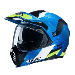 Brand new ???? Plastic Hjc C80 Rox Modular Helmet Blue ✔️
