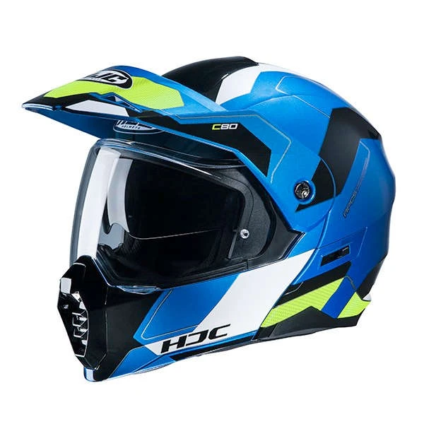 Brand new ???? Plastic Hjc C80 Rox Modular Helmet Blue ✔️ 3 Brand new ???? Plastic Hjc C80 Rox Modular Helmet Blue ✔️
