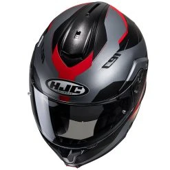 Cheapest ???? Plastic Hjc C91 Karan Modular Helmet Red Grey ???? -HJC Shop hjc c91 karan rosso 3