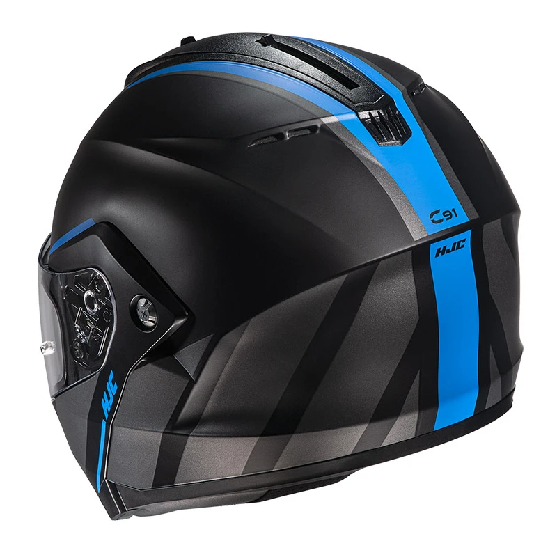Budget ???? Plastic Hjc C91 Tero Modular Helmet Black Blue ✨ 4 Budget ???? Plastic Hjc C91 Tero Modular Helmet Black Blue ✨ - Image 2