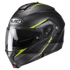 Wholesale ???? Plastic Hjc C91 Tero Modular Helmet Black Yellow ????
