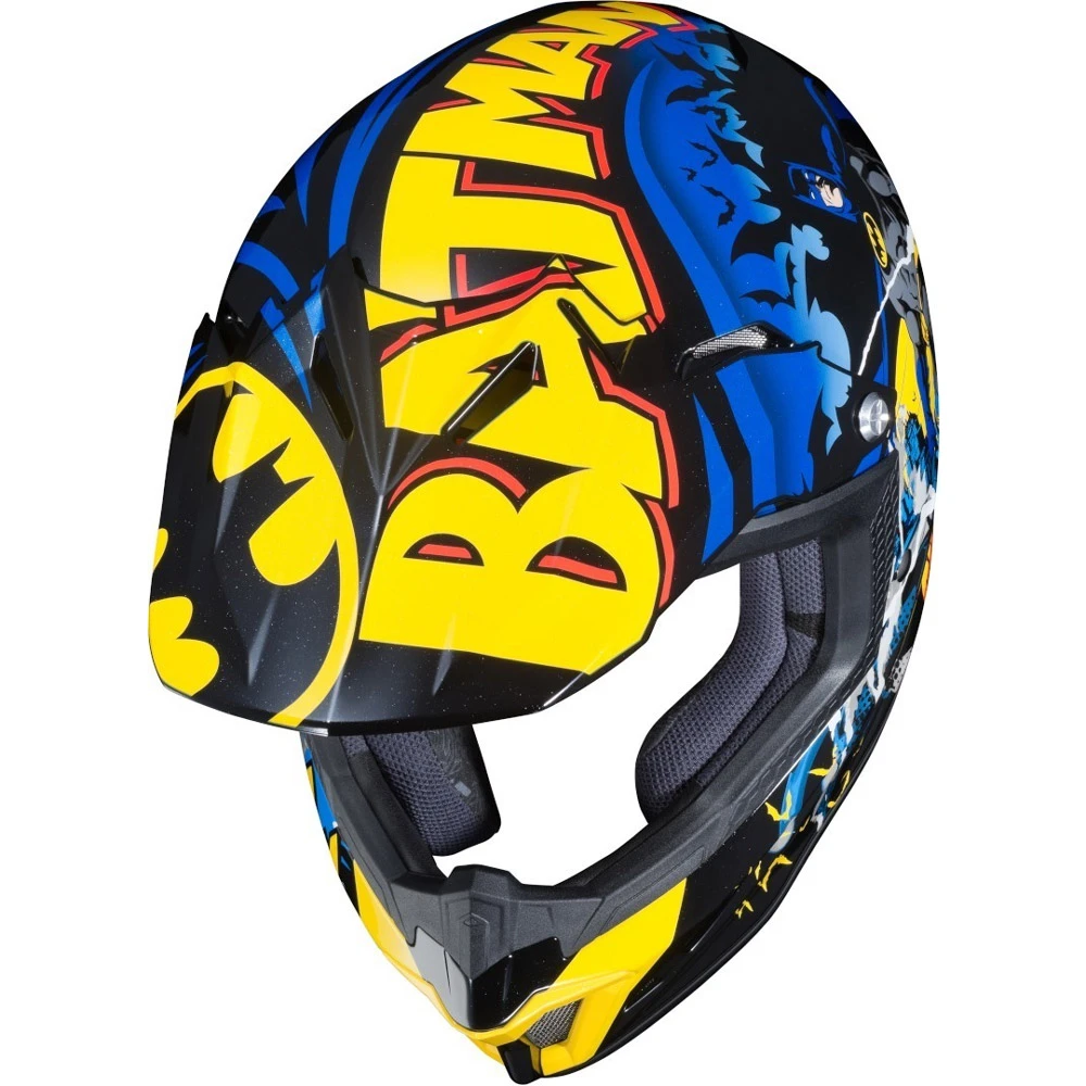 New ❤️ Plastic Hjc Cl Xy 2 Kid Helmet Batman Dc Comics ???? 4 New ❤️ Plastic Hjc Cl Xy 2 Kid Helmet Batman Dc Comics ???? - Image 2