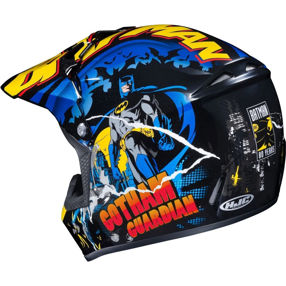 New ❤️ Plastic Hjc Cl Xy 2 Kid Helmet Batman Dc Comics ???? 5 New ❤️ Plastic Hjc Cl Xy 2 Kid Helmet Batman Dc Comics ???? - Image 3