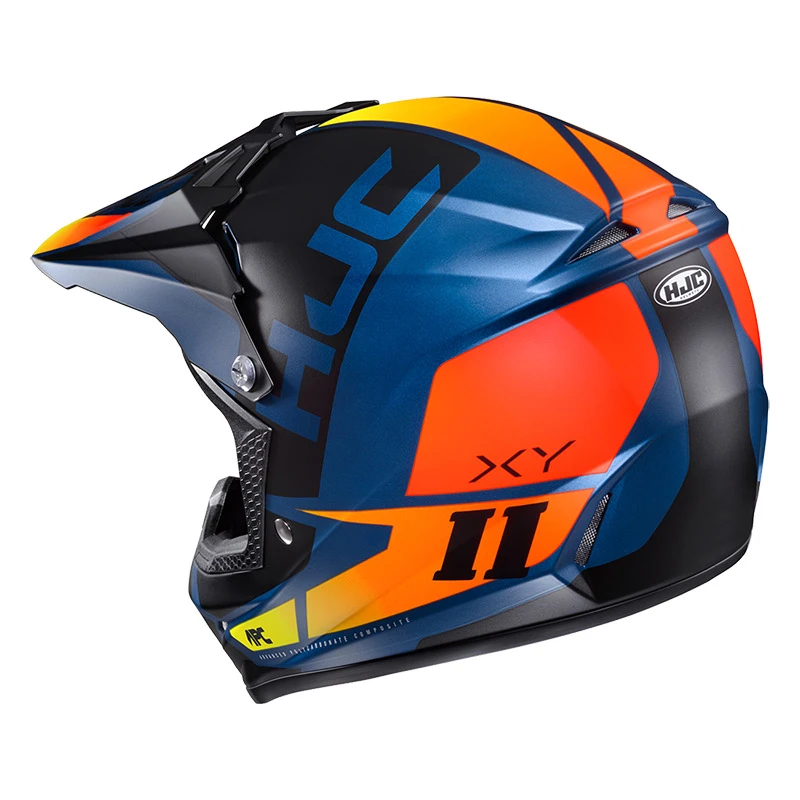 Promo ???? Plastic Hjc Cl-xy 2 Creed Kid Helmet Blue Orange ???? 5 Promo ???? Plastic Hjc Cl-xy 2 Creed Kid Helmet Blue Orange ???? - Image 3