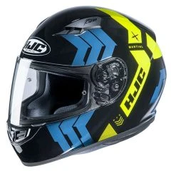 Discount ✔️ Plastic Hjc Cs-15 Martial Helmet Blue Yellow ✔️