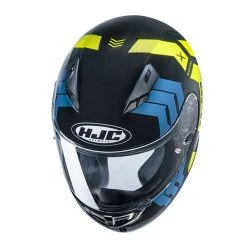 Discount ✔️ Plastic Hjc Cs-15 Martial Helmet Blue Yellow ✔️ -HJC Shop hjc cs15 martial blu 1