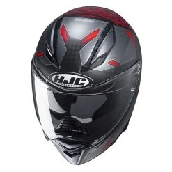 New ???? Fiber Hjc F70 Dever Helmet Red ???? -HJC Shop hjc f70 dever rosso 2