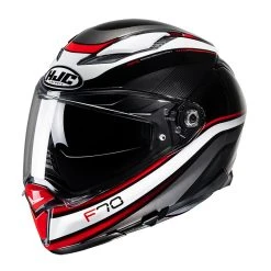 Discount ???? Fiber Hjc F70 Diwen Helmet Black Red ????