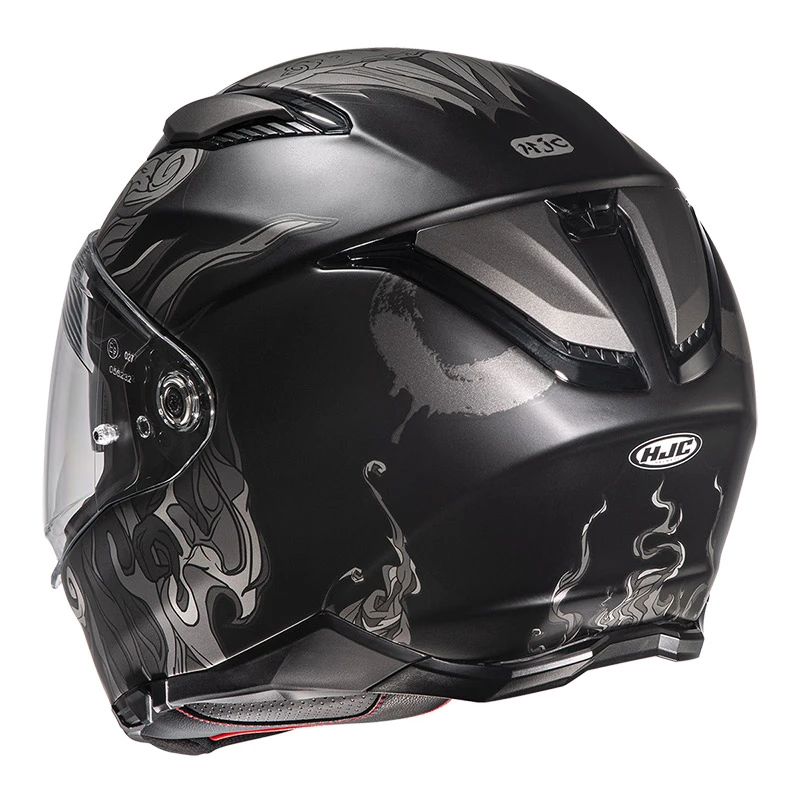 Promo ???? Fiber Hjc F70 Spector Helmet Grey ???? 5 Promo ???? Fiber Hjc F70 Spector Helmet Grey ???? - Image 3