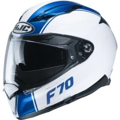 Best Pirce ???? Fiber Hjc F70 Mago Helmet Blue White ❤️