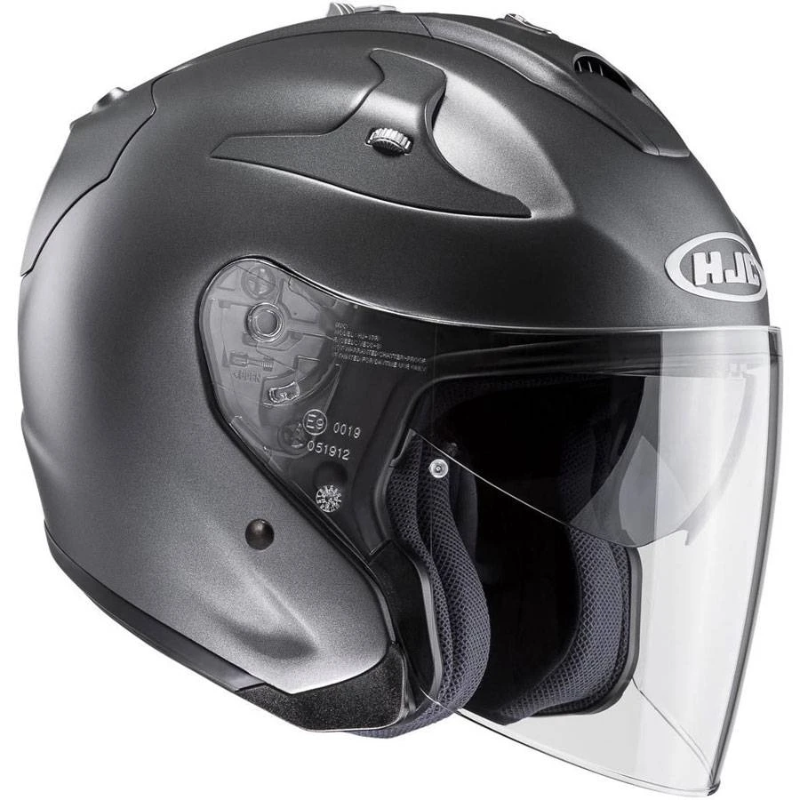 Best Sale ???? Fiber Hjc Casco Fg Jet Titanium Matt ???? 3 Best Sale ???? Fiber Hjc Casco Fg Jet Titanium Matt ????