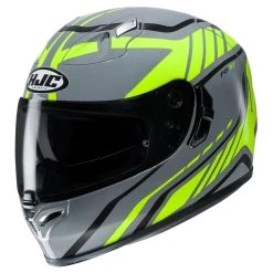 Best Pirce ⌛ Fiber Full Face Helmet Hjc Fg St Gridan Yellow ????
