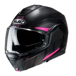 Promo ???? Plastic Hjc I100 Beis Modular Helmet Pink Black ????