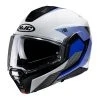 Deals ???? Plastic Hjc I100 Beston Modular Helmet White Blue ⌛ -HJC Shop hjc i100 beston biancoblu