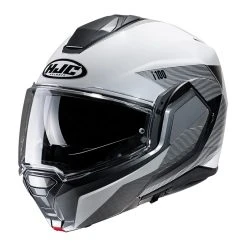 Best Pirce ???? Plastic Hjc I100 Beston Modular Helmet Black Grey ❤️