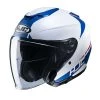 Promo ✨ Plastic Hjc I30 Baras Open Face Helmets White Blue ????