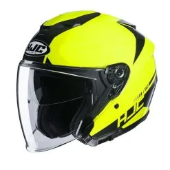 Hot Sale ???? Plastic Hjc I30 Baras Open Face Helmets Fluo Yellow ????