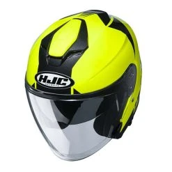 Hot Sale ???? Plastic Hjc I30 Baras Open Face Helmets Fluo Yellow ???? -HJC Shop hjc i30 baras giallo 1