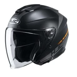 Promo ✔️ Plastic Hjc I30 Baras Open Face Helmets Matt Black ????