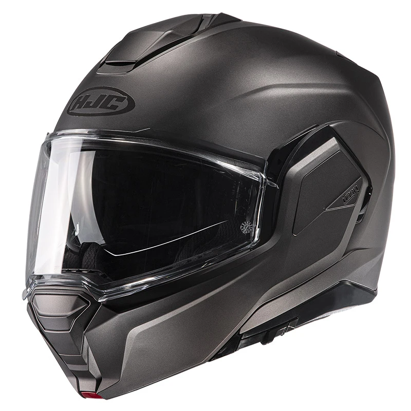 Best Sale ???? Plastic Hjc I100 Modular Helmet Semi Flat Titanium ???? 3 Best Sale ???? Plastic Hjc I100 Modular Helmet Semi Flat Titanium ????