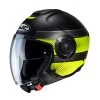 Promo ???? Plastic Hjc I40 Tolan Helmet Black Yellow ✔️
