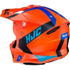Hot Sale ???? Plastic Hjc I50 Erased Helmet Orange Blue ✔️ -HJC Shop hjc i50erased arancio 2