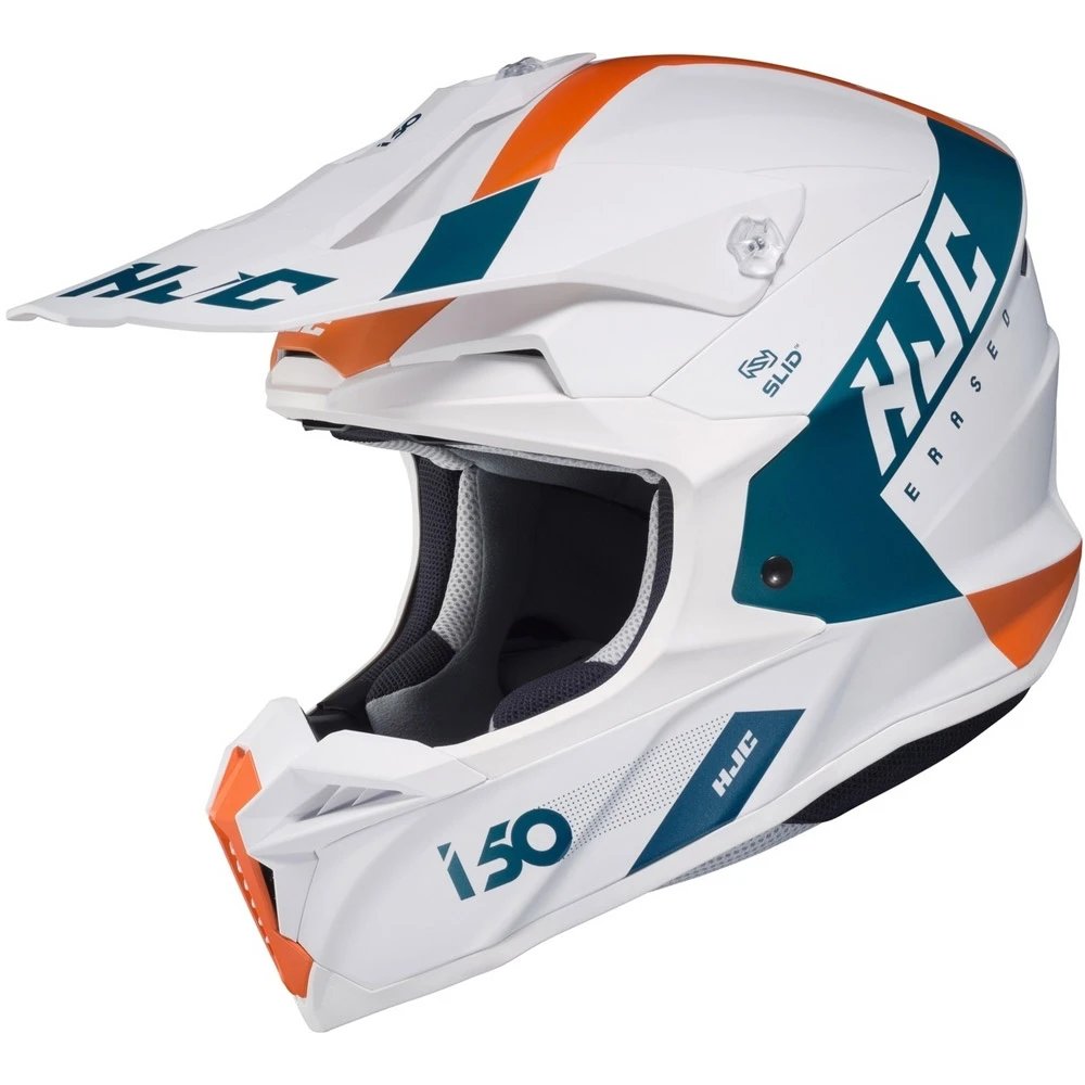 Wholesale ???? Plastic Hjc I50 Erased Helmet White Blue Orange ✨ 3 Wholesale ???? Plastic Hjc I50 Erased Helmet White Blue Orange ✨