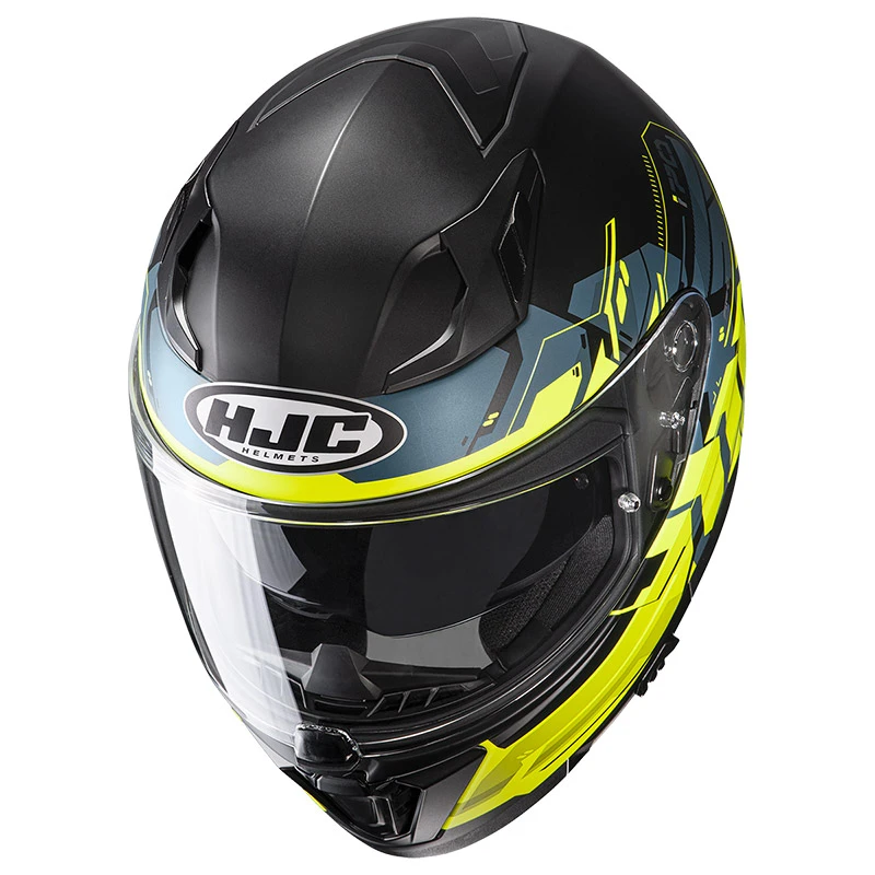 Cheapest ✔️ Plastic Hjc I70 Alligon Helmet Yellow Blue ⌛ 4 Cheapest ✔️ Plastic Hjc I70 Alligon Helmet Yellow Blue ⌛ - Image 2