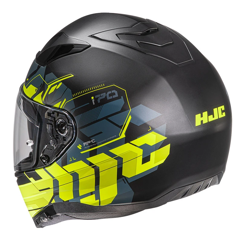 Cheapest ✔️ Plastic Hjc I70 Alligon Helmet Yellow Blue ⌛ 5 Cheapest ✔️ Plastic Hjc I70 Alligon Helmet Yellow Blue ⌛ - Image 3