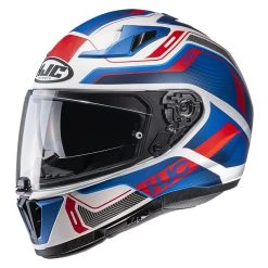 Promo ???? Plastic Hjc I70 Lonex Helmet Blue Red ✔️