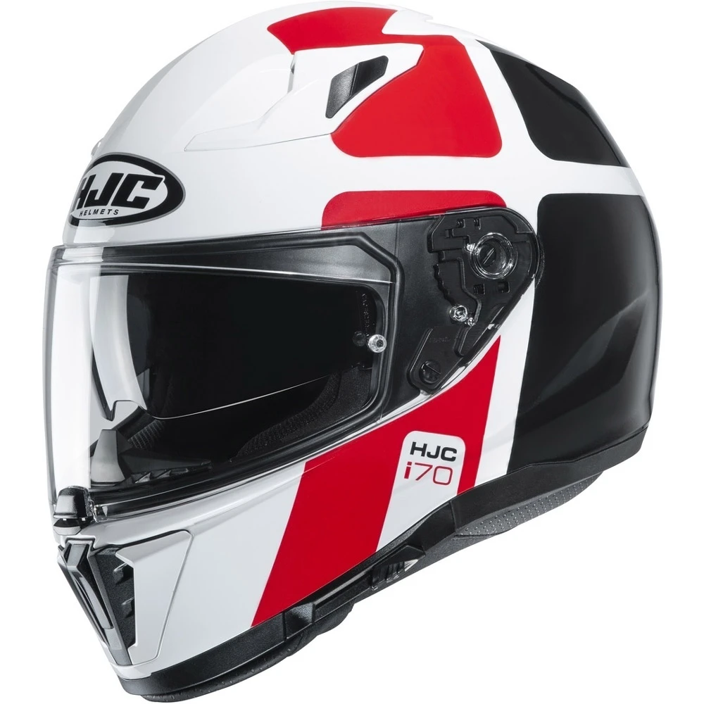 Outlet ???? Plastic Hjc I70 Prika Helmet White Red ⭐ 3 Outlet ???? Plastic Hjc I70 Prika Helmet White Red ⭐