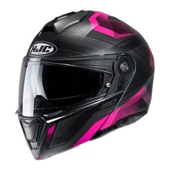 Discount ???? Plastic Hjc I90 Lark Modular Helmet Pink Black ✔️