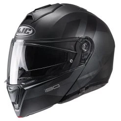 Budget ???? Plastic Hjc I90 Syrex Modular Helmet Grey Black ????