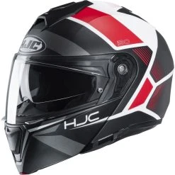 Best reviews of ???? Plastic Hjc I90 Hollen Modular Helmet Black Red White ????