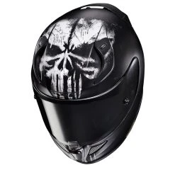 Buy ???? Fiber Hjc Rpha 11 Punisher Marvel Helmet ⌛ -HJC Shop hjc rpha11 punisher nero 2