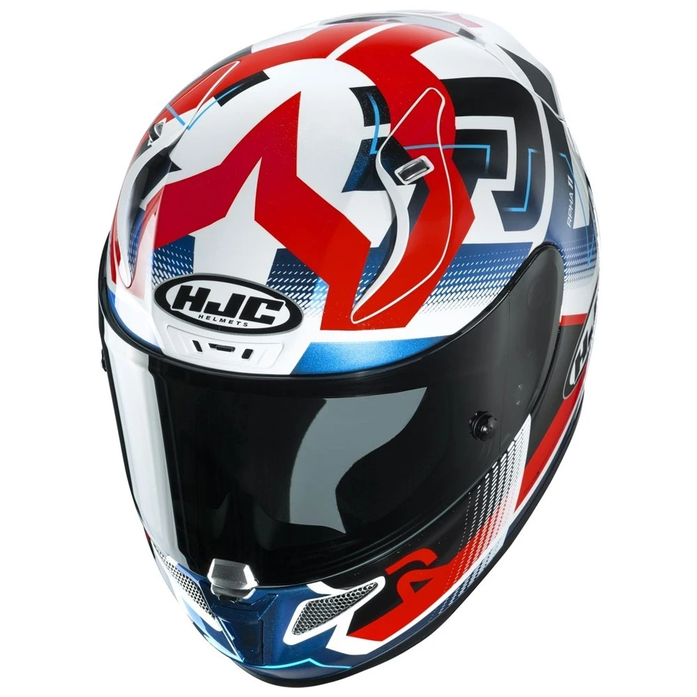 Hot Sale ???? Fiber Hjc Rpha 11 Nectus Helmet White Blue Red ???? 4 Hot Sale ???? Fiber Hjc Rpha 11 Nectus Helmet White Blue Red ???? - Image 2