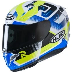 Flash Sale ???? Fiber Hjc Rpha 11 Nectus Helmet White Yellow Blue ????