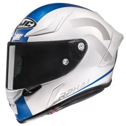 Budget ???? Fiber Hjc Rpha 1 Senin Helmet White Blue ????