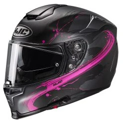 New ???? Fiber Hjc Rpha 70 Erin Helmet Black Pink ????