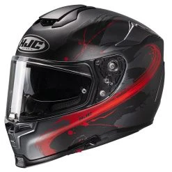 Best Pirce ⭐ Fiber Hjc Rpha 70 Erin Helmet Black Red ????